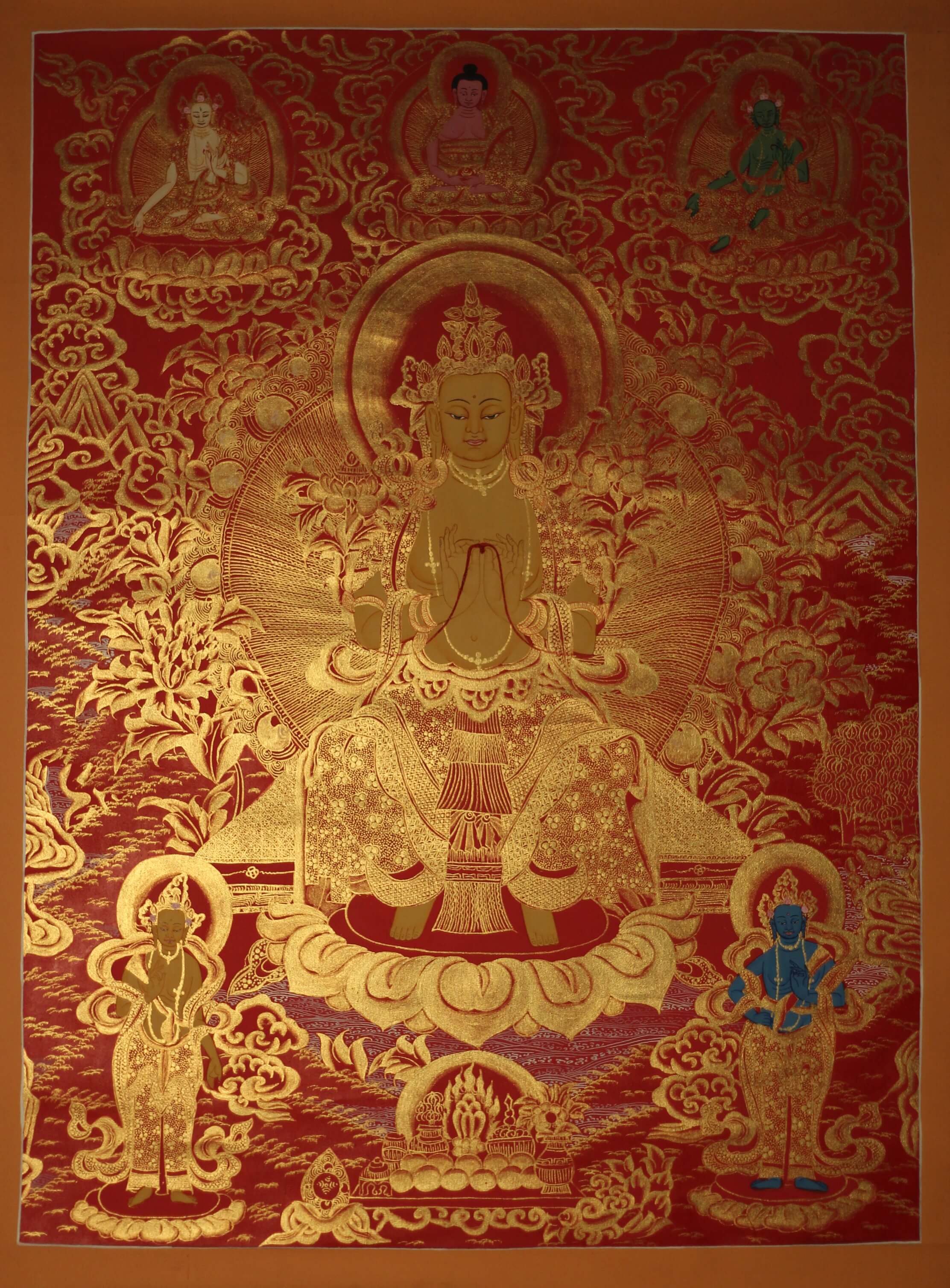Master Piece Tangka Tibetano