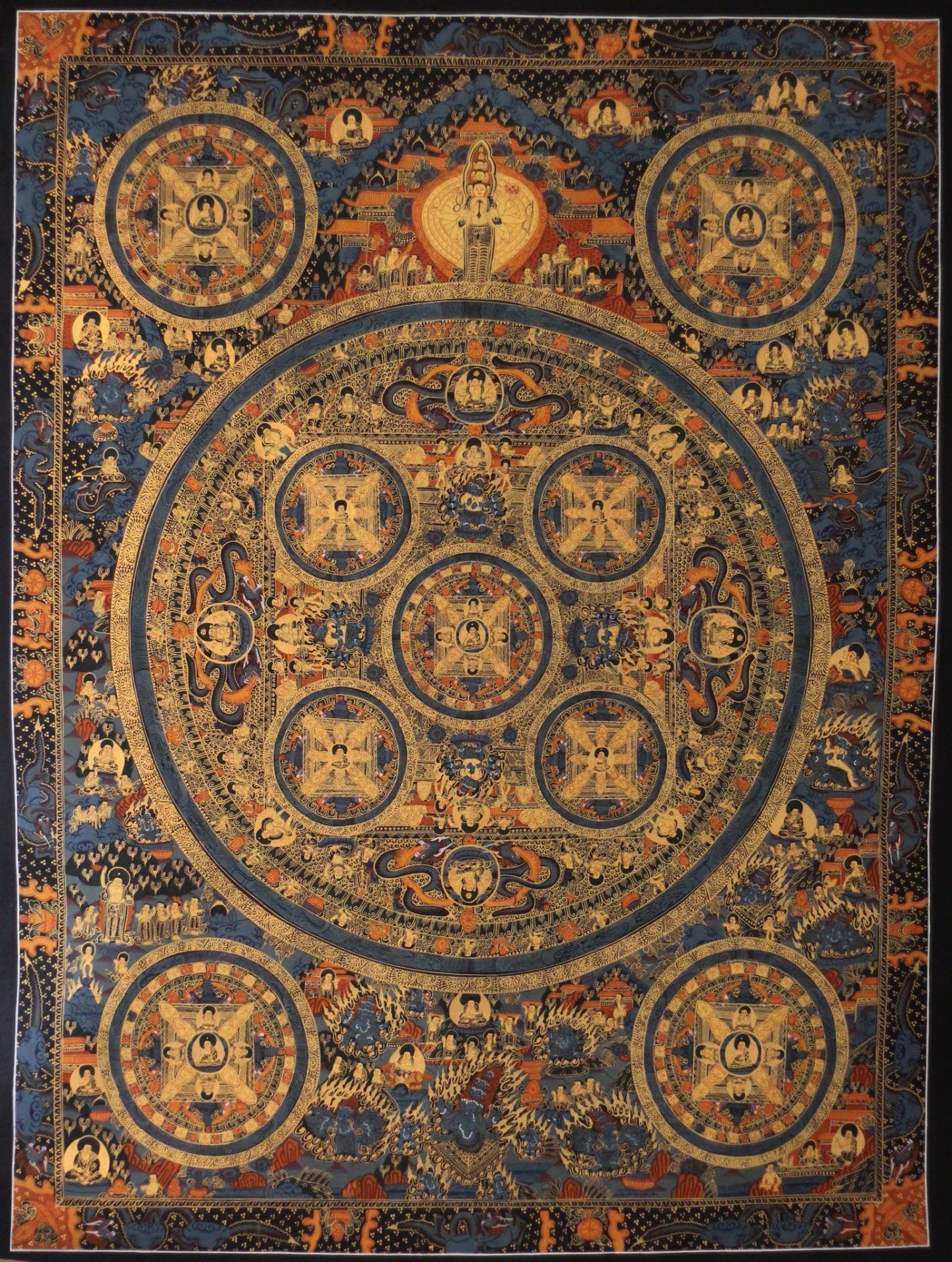 MASTER PIECES  -ESPECTACULAR TANGKA TIBETANO- BUDISTA – KATMANDU