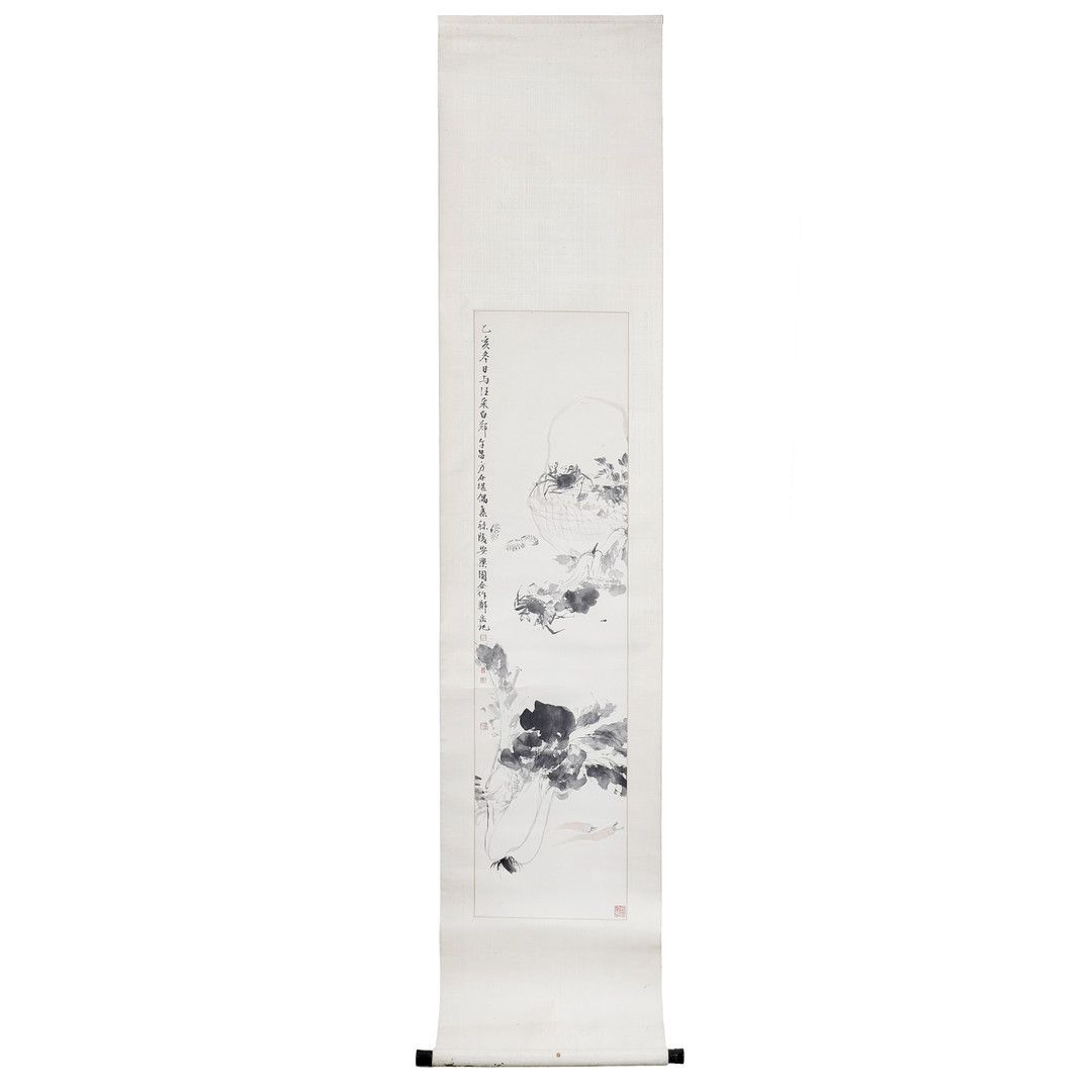 Chinese modern art – ZHENG WUCHANG -画家是汪采白，方介堪，郑午昌，郑岳。四个画家合作